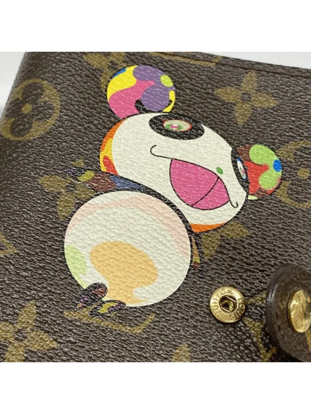 Louis Vuitton Notebook Cover Monogram Panda Agenda PM Brown